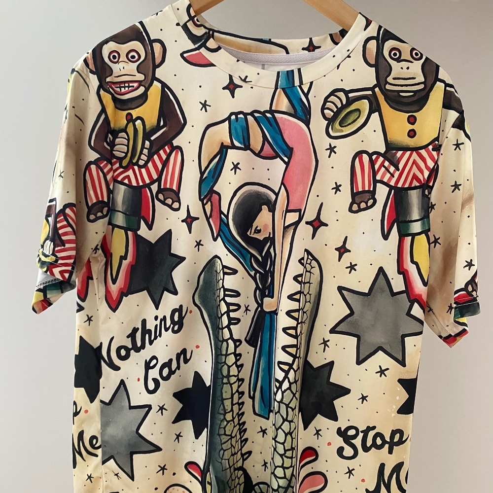 Circus-themed fun t-shirt